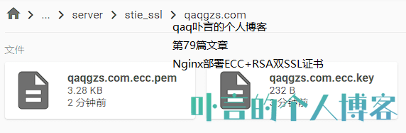 Nginx部署ECC+RSA双SSL证书